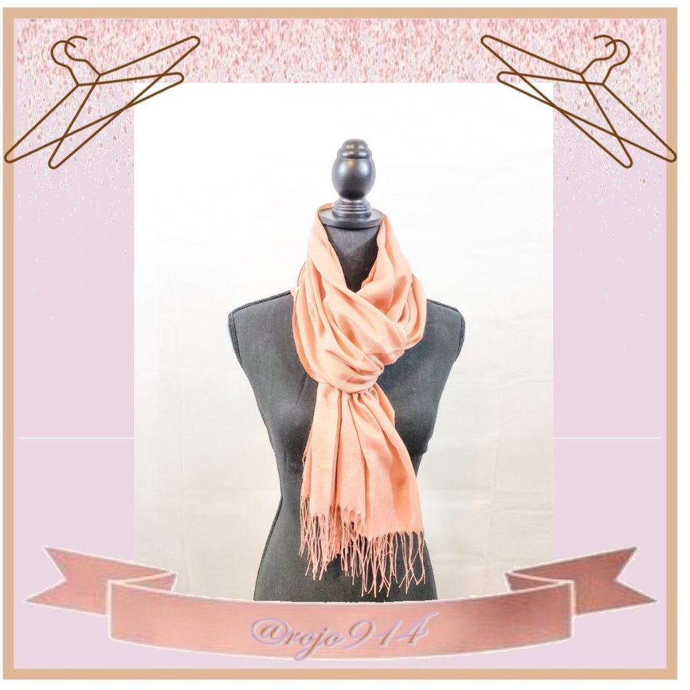 Peach Cashmere Pashmina